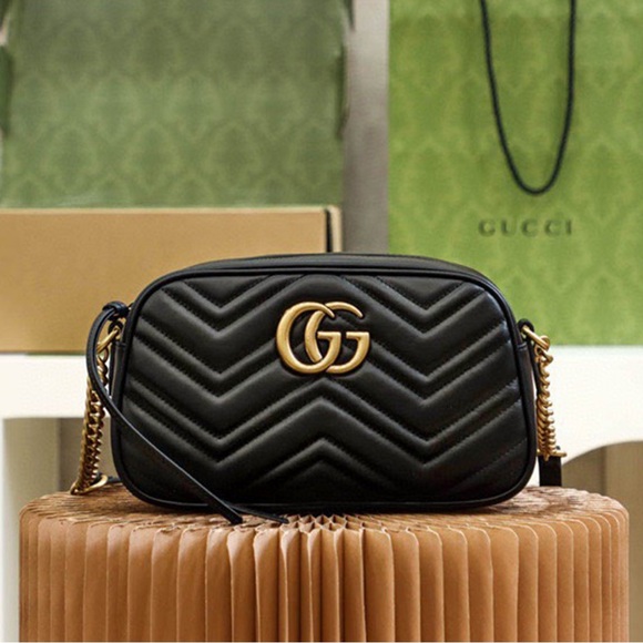 Meet the Posher Handbags - Gucci GG Marmont small matelasse shoulder bag